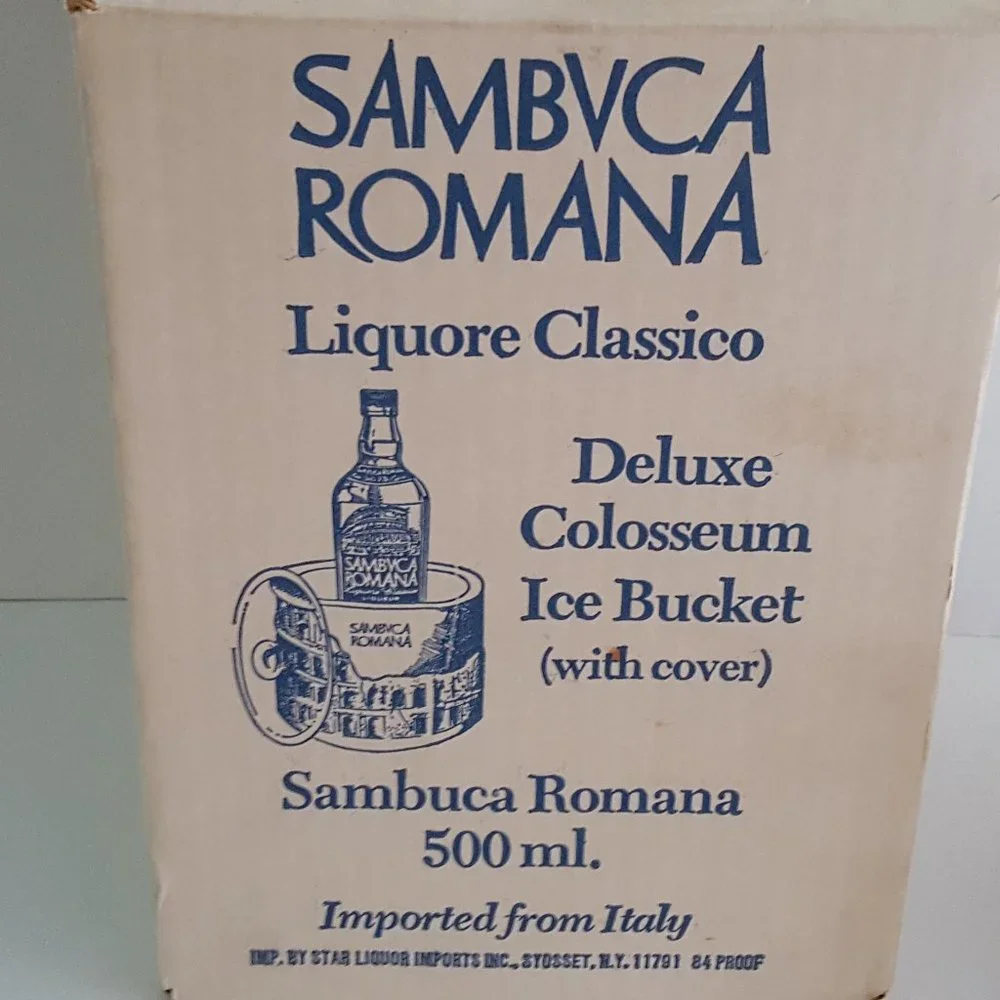 Ice Bucket Roman Colosseum Sambuca Romana Vintage Rare Unique*Read*